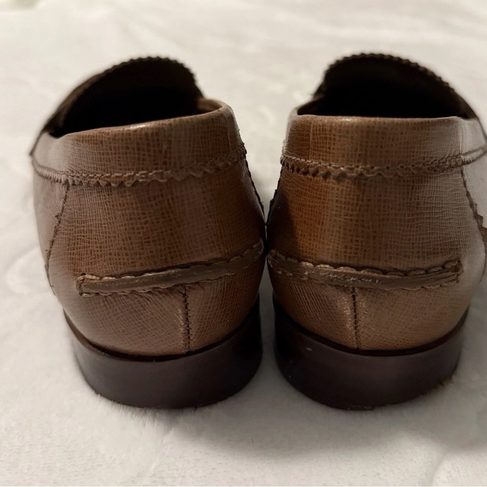Tory Burch Chestnut Leather Loafers - Picture 3 of 7
